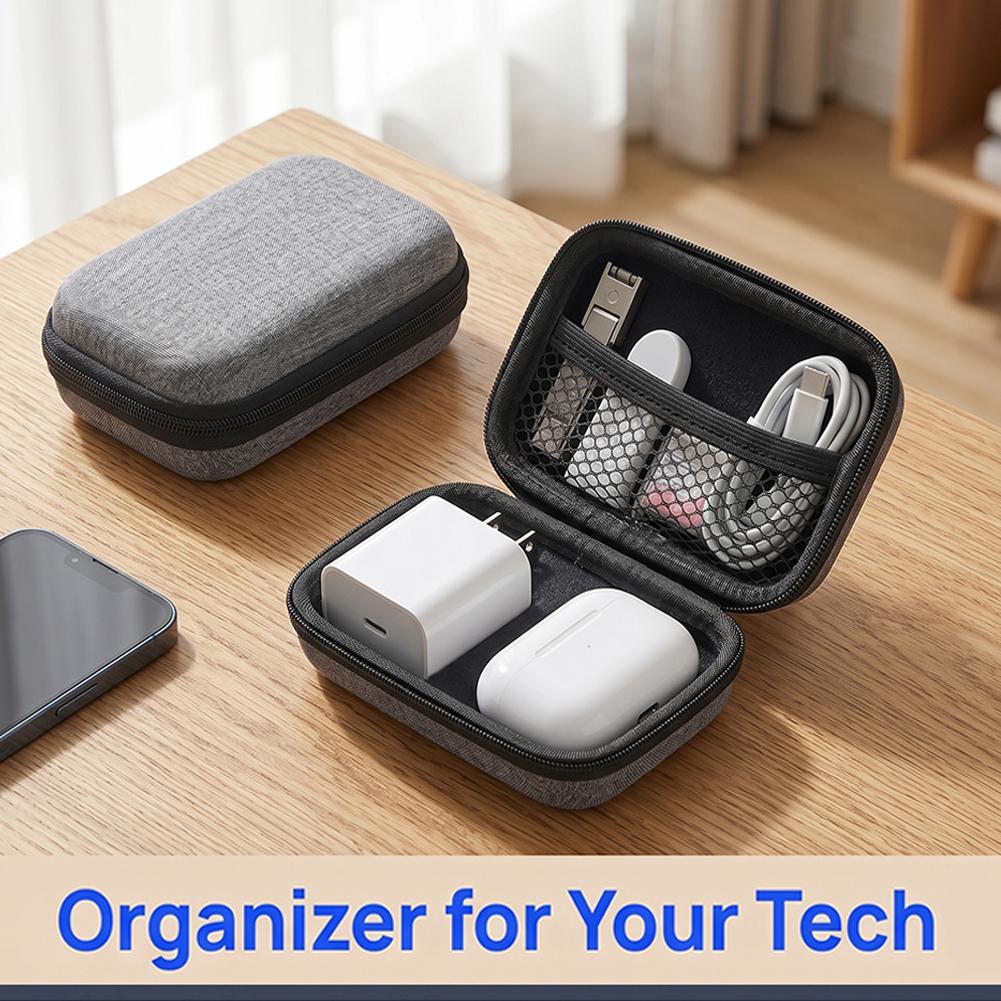 Cable Organizer Bag - حقيبة سماعات رأس للأعمال، حقيبة تخزين