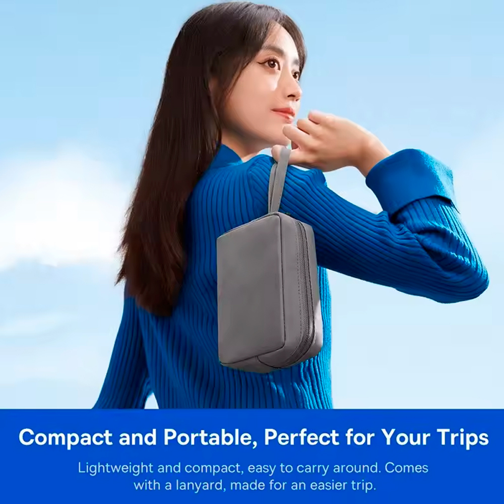 حقيبة شاحن محمولة لتنظيم الكاب - مراجعة Cable Organizer Bag وسعره