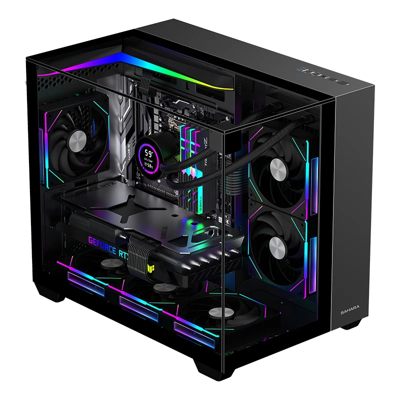 كمبيوتر ألعاب مكتبي مع معالج R - مراجعة Nvidia Vga Rtx 4060 وسعره