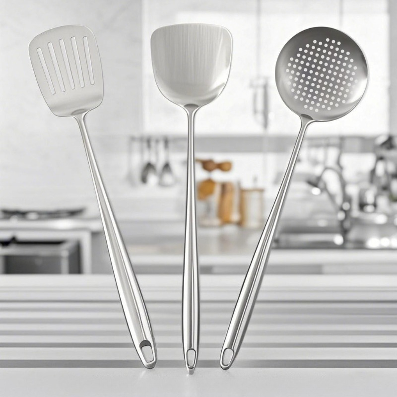 ملعقة طهي من الفولاذ المقاوم ل - مراجعة Hi Tech Kitchen Accessories وسعره