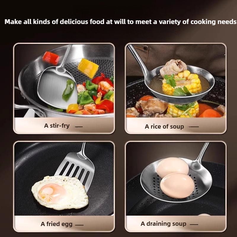 ملعقة طهي من الفولاذ المقاوم ل - مراجعة Hi Tech Kitchen Accessories وسعره