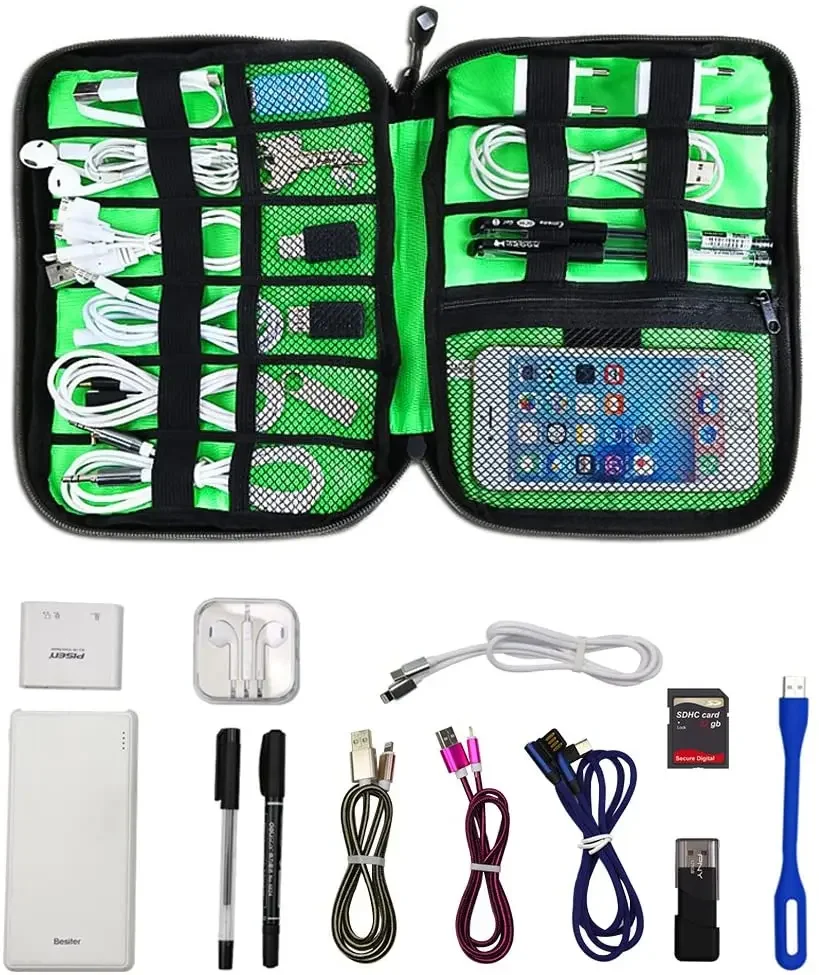 حقيبة تنظيم وتخزين الكابلات، ن - مراجعة Cable Organizer Bag وسعره