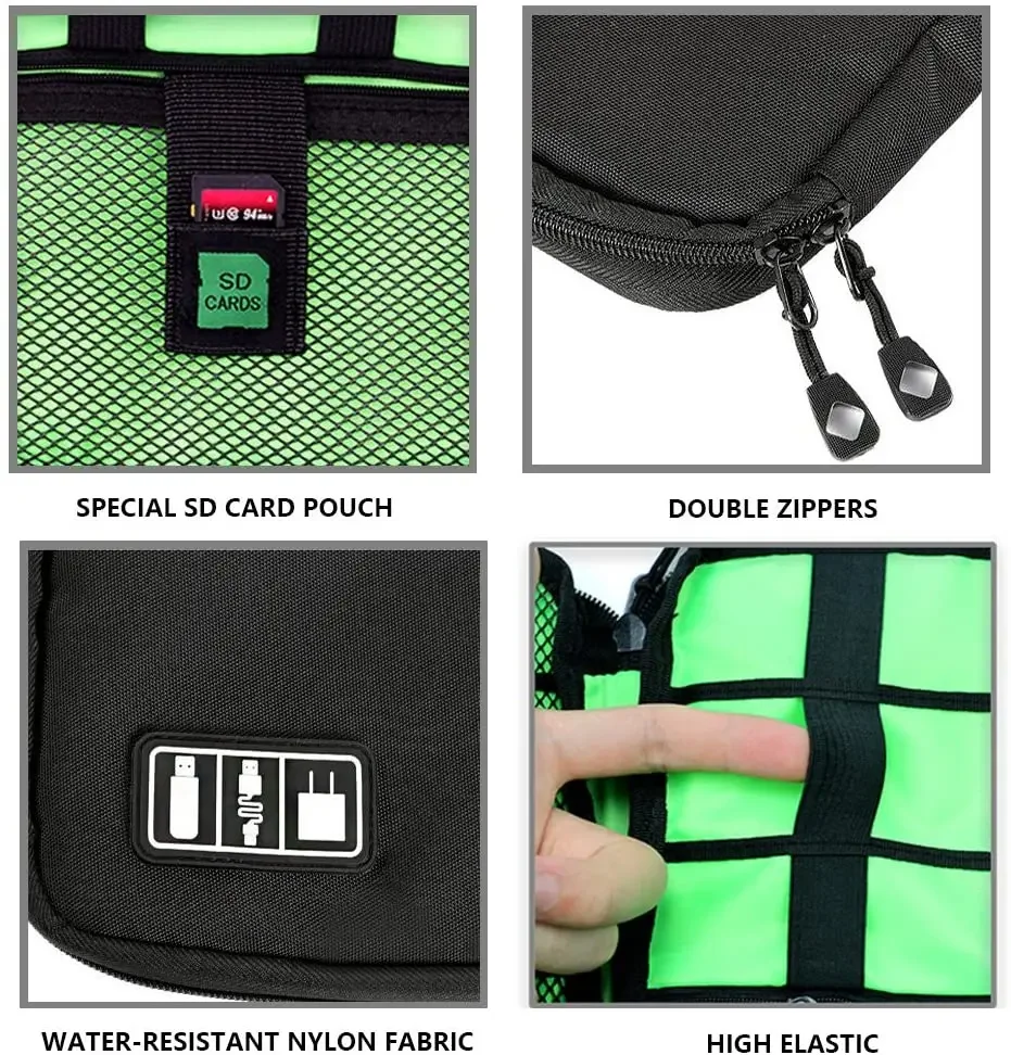حقيبة تنظيم وتخزين الكابلات، ن - مراجعة Cable Organizer Bag وسعره